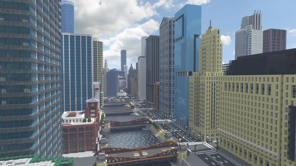 From Trees To Towers This Minecraft Model Of Chicago Is Incredibly Detailed Stone Marshall Author 5500