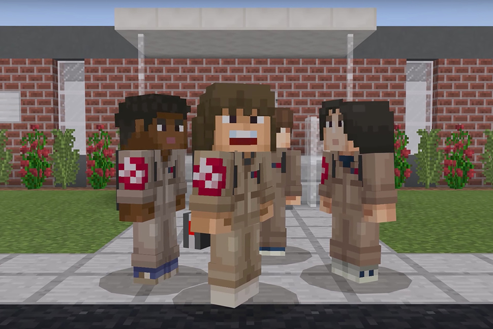 Minecraft ‘Stranger Things’ skin pack arrives alongside season two