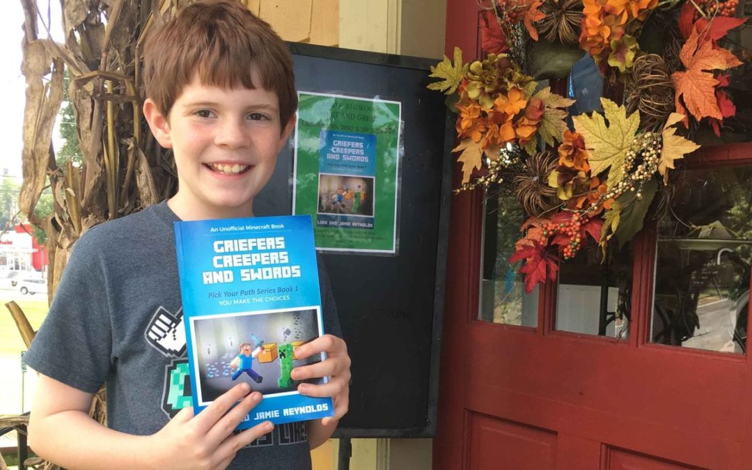 9-year-old publishes a Minecraft adventure book