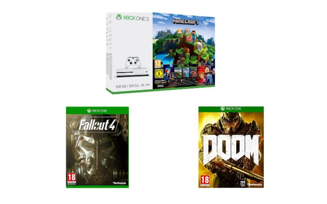 Don’t miss this Xbox One S + DOOM, Fallout 4 and Minecraft for… £169.99