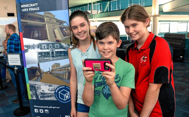 How kids used Minecraft to flood Ipswich CBD