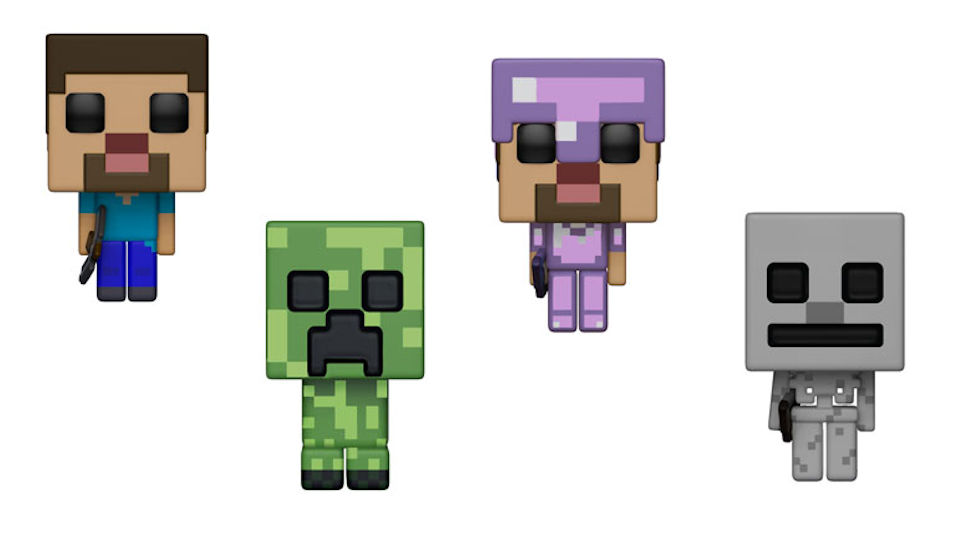 These MINECRAFT Low-Res Pixelated Funko POP!s Are Amazing