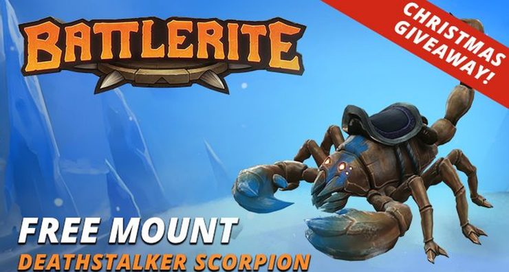 Christmas Giveaway – Battlerite Deathstalker Scorpion Mount