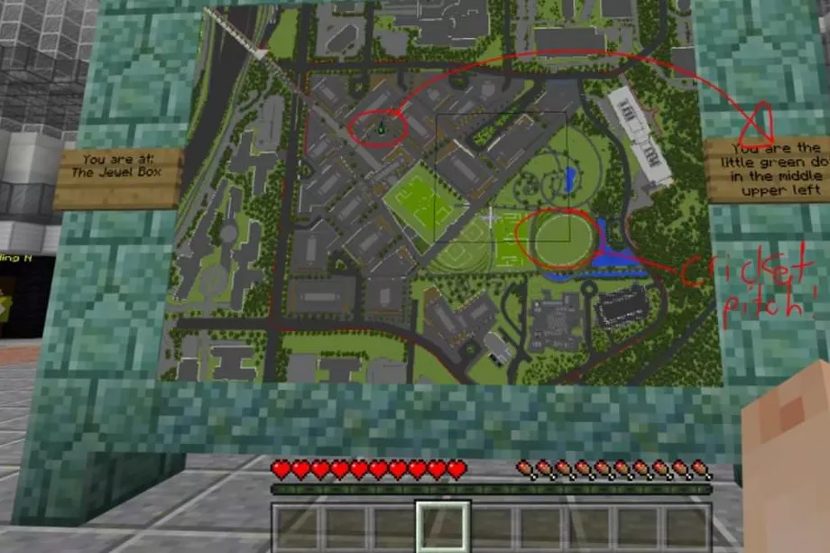 Microsoft has built a version of its headquarters in Minecraft