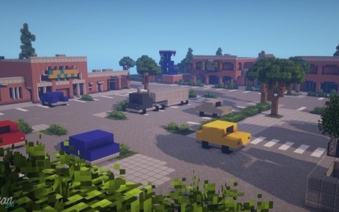 ‘Minecraft’ Player’s ‘Fortnite’ Timelapse of Retail Row Is Incredibly Satisfying