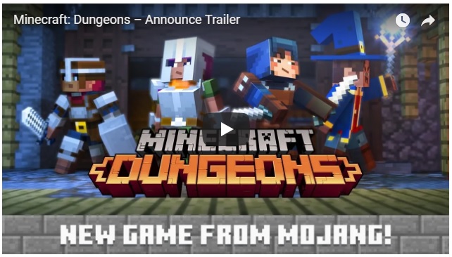 ‘Minecraft’ Meets ‘Diablo’ in Developer Mojang’s ‘Minecraft: Dungeons’