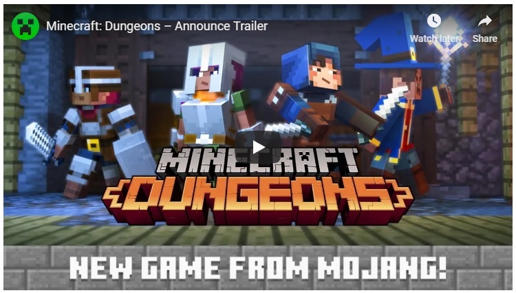 Minecraft is getting a dungeon-crawling spinoff next year