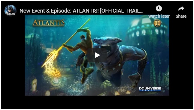 ‘DC Universe Online’ Takes a Trip To Aquaman’s Atlantis With New Expansion