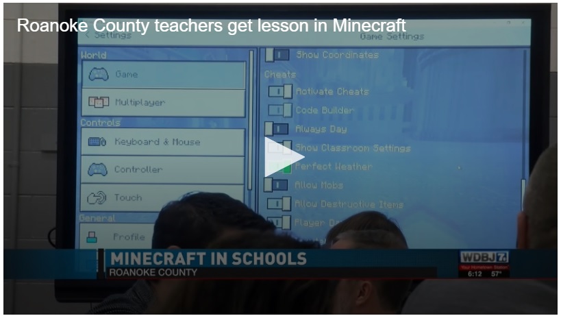 Roanoke County teachers get Minecraft training for the classroom