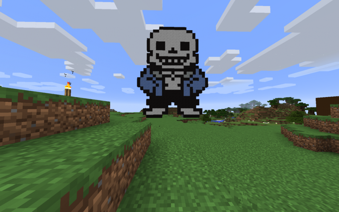 Minecraft Player Builds Iconic Undertale Intro in Fan-Created Video