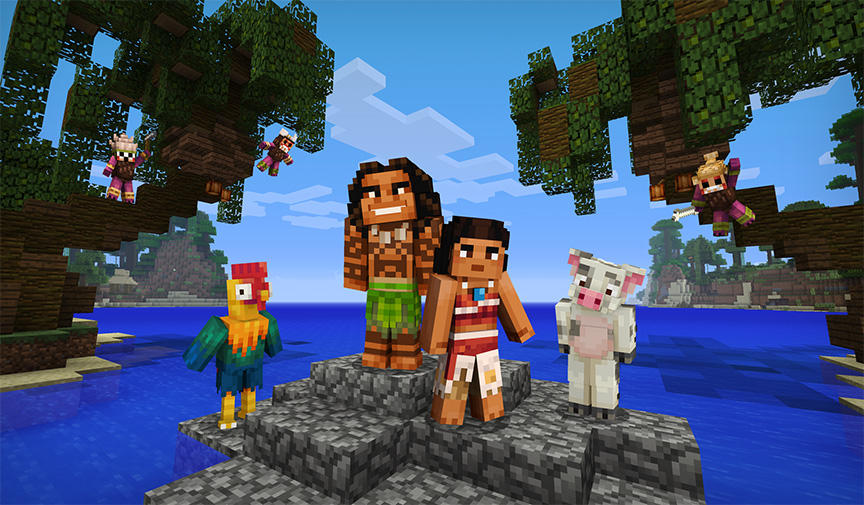 Moana Has Come To Minecraft! Here’s Your First Look