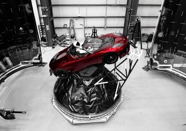 Elon Musk shows off Falcon Heavy’s Roadster-loving artificial astronaut