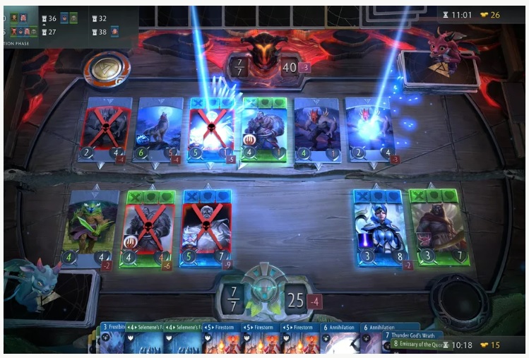 Dota 2 card game Artifact’s beta quietly delayed and shortened