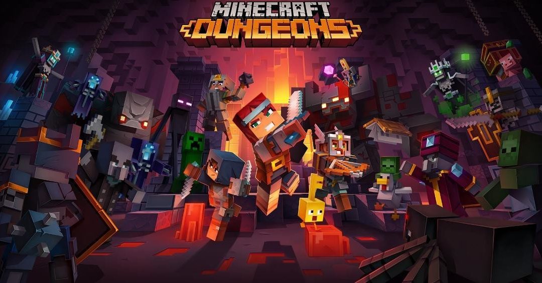 Minecraft Dungeons — a Minecraft action-adventure game — is coming to Nintendo Switch in 2020